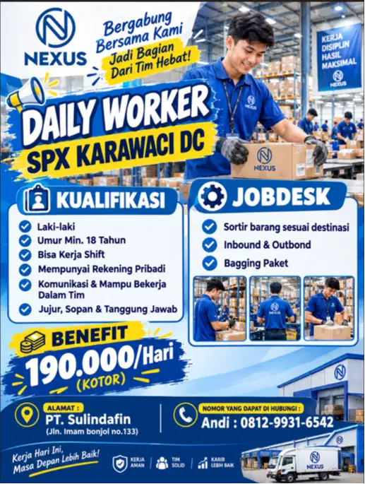 LOWONGAN KERJA KARAWACI DC