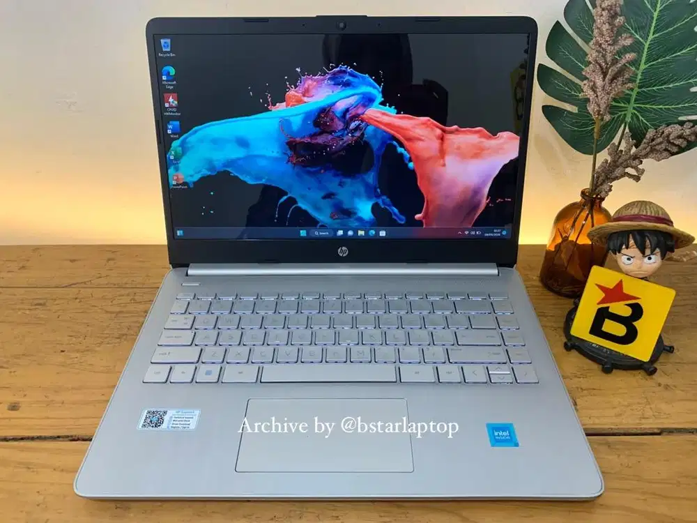 Laptop HP 14s-dq3xxx Celeron N4500 RAM 8 / 512 Elegant Desain Slim