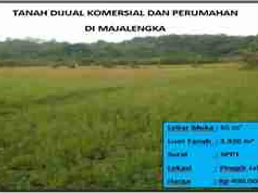 Tanah komersil dan perumahan majalengka