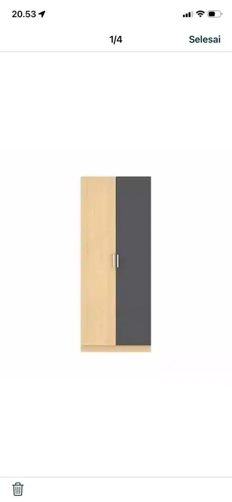 JUAL LEMARI  DUA PINTU
