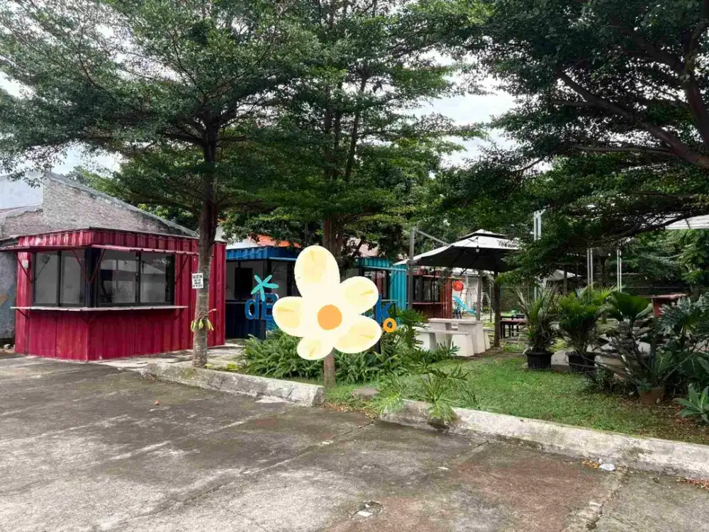 Jual murah Tanah ada bangunan komersiil. cocok utk usaha.