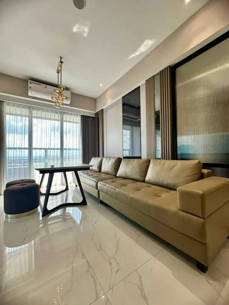 APARTEMEN LA VIZ MANSION 3 BR SEWA TAHUNAN PRIVATE LIFT SURABAYA BARAT