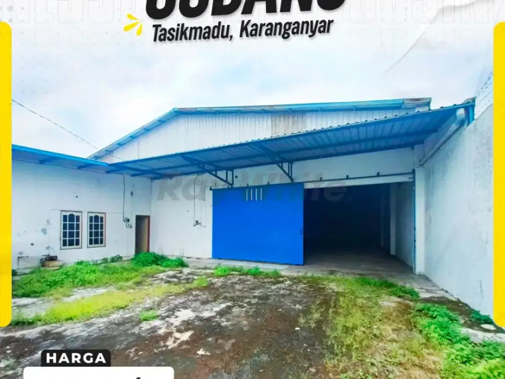 Gudang 500meter Siap Pakai Akses Kontener dekat Tol Karanganyar, Tasikmadu.