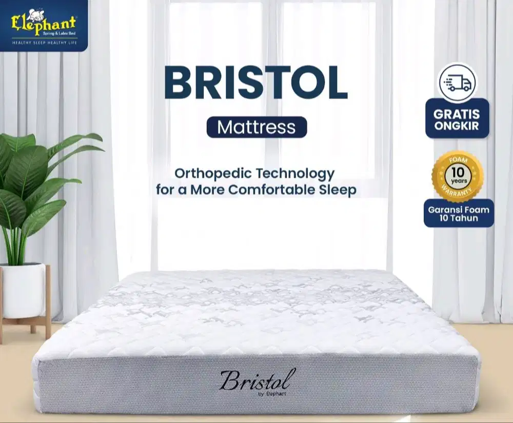 Kasur Matras Elephant Bristol Tanpa Per / Orthopedic 160x200