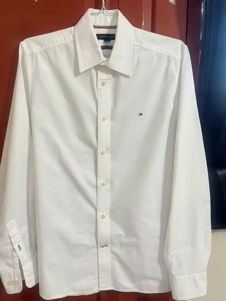 Kemeja Putih Lengan Panjang Pria Original TOMMY