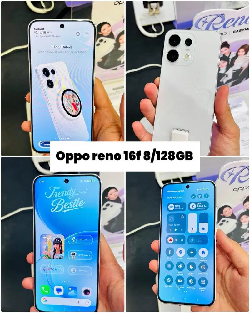 KREDIT OPPO RENO 16F 8/128GB PAKAI HOME CREDIT TANPA DP SYARAT KTP AJA