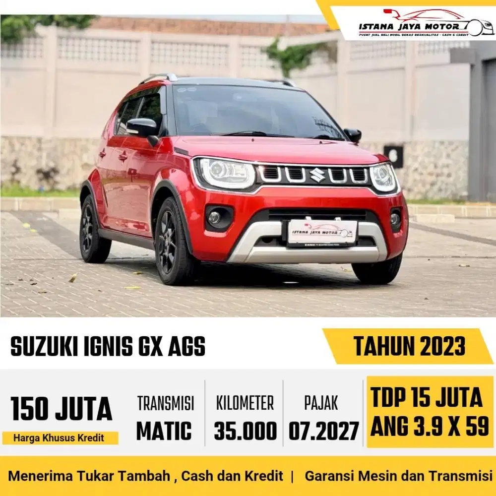 [LOW KM] Suzuki Ignis GX AGS 1.2 NIK 2023