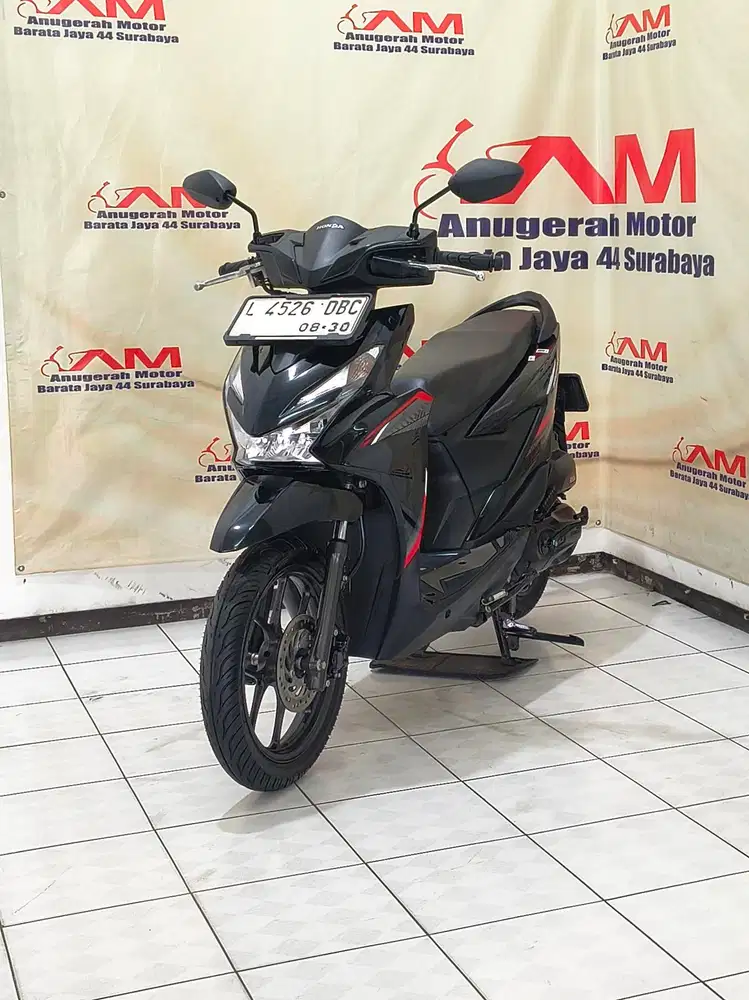 Km 9 ribu Honda New Beat ECO Tahun 2025 warna hitam