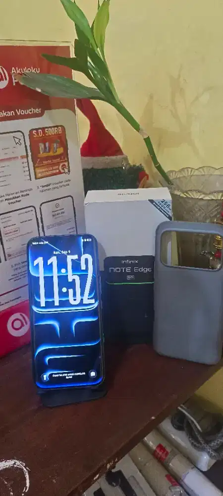 2nd : Infinix Note edge 8/256 5G mulus