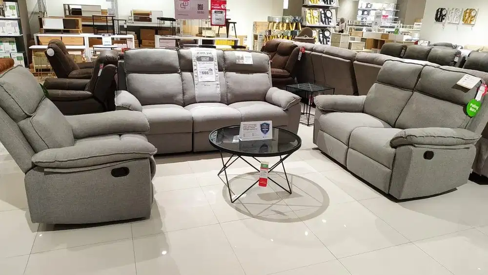 OBRAL MURAH SOFA RECLINER SET