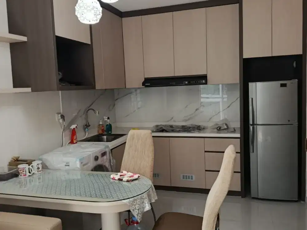 DISEWA APARTEMEN CITY HOME MOI KELAPA GADING TOWER SAN FRANSISCO BAY 2BR RENOV JADI 1BR FURNISH