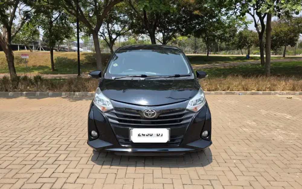 Toyota Calya G 2019 Hitam 2nd kondisi aman terawat tinggal pakai