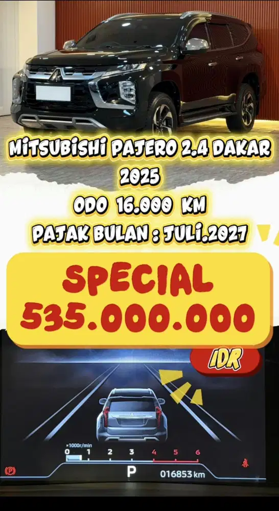 [ ODO 16.000 KM ] MITSUBISHI PAJERO SPORT 2.4 DAKAR AT 2025 FACELIFT