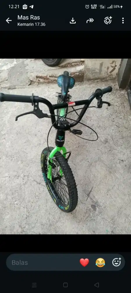 Sepeda BMX velion UK 20