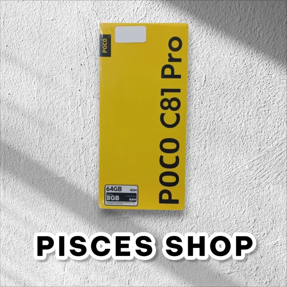 POCO C81 PRO RAM 4/64 NEW Segel Garansi Resmi 1 Tahun