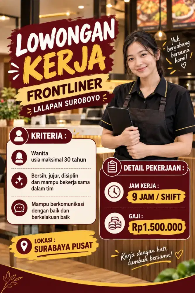 Lowongan Kerja Waitress