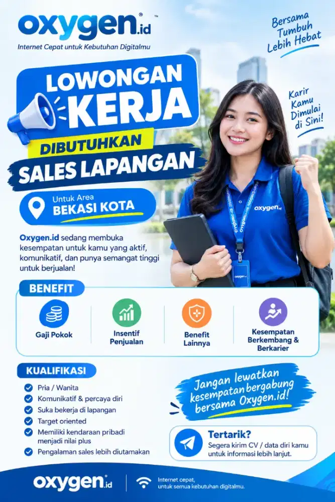 Loker wifi area bekasi