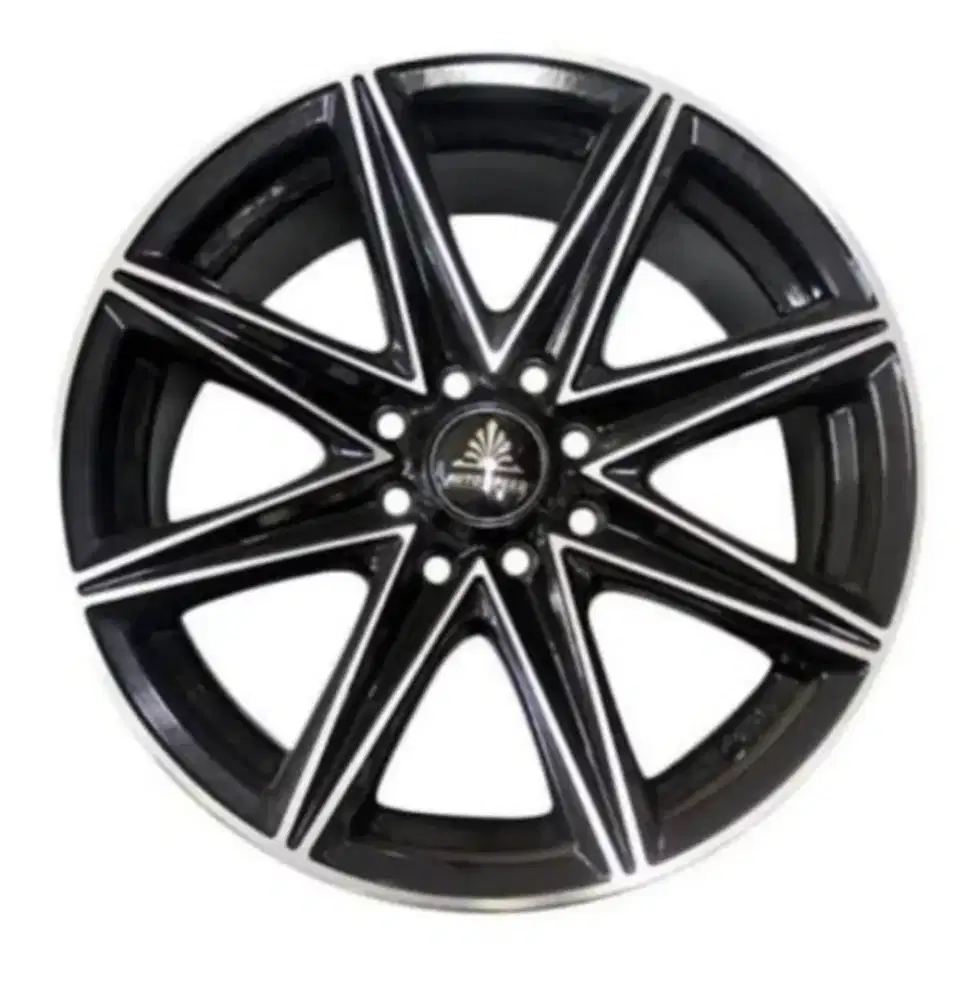 Auto Speed 3168 16x7 - Pcd 100-114 Black Ban Pemakean Masih 50%