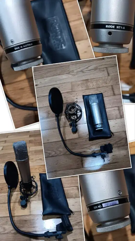 Mic Condenser RODE NT1A 
Made in Australia
