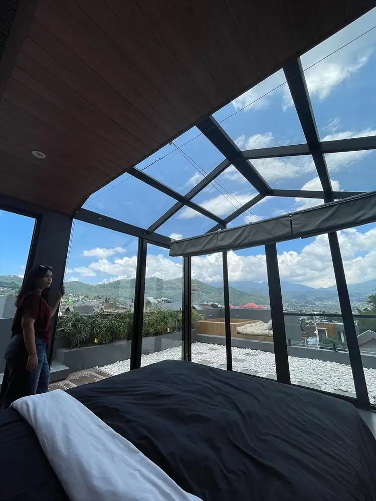 BU rumah villa mewah murah full furnished batu