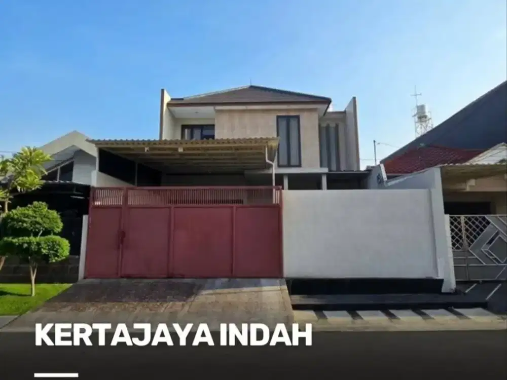 Rumah Kertajaya Indah  MINIMALIS, STRATEGIS, SIAP HUNI  Row 4 mobil, Carport 2, garasi 1