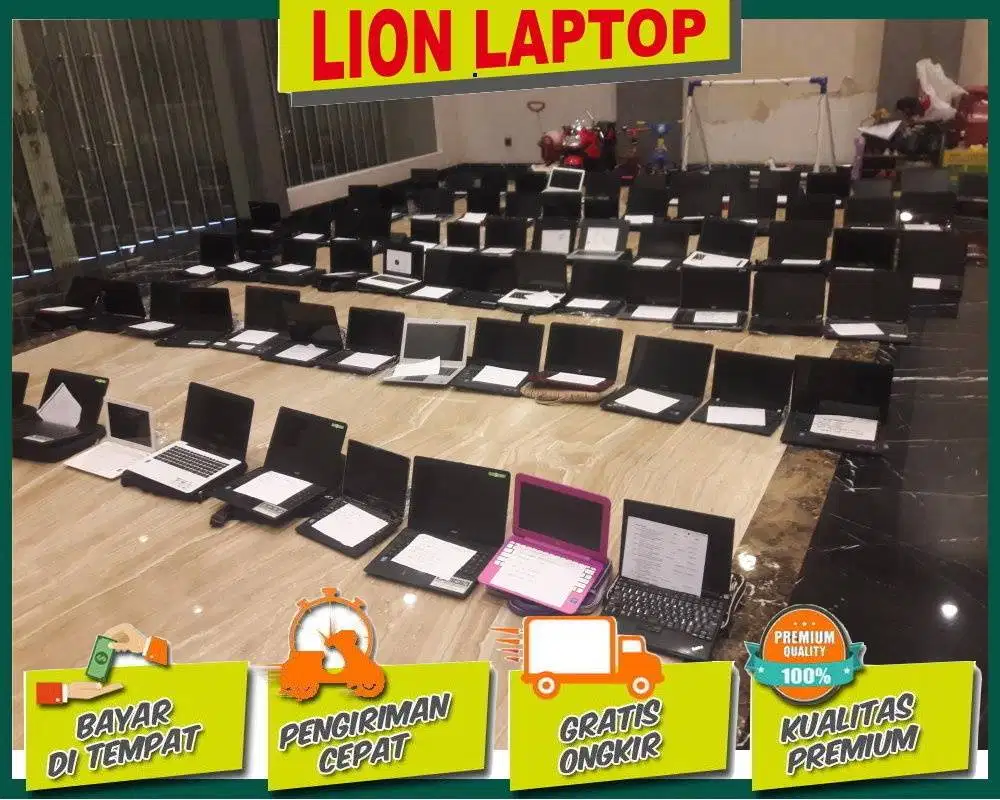 Ready stok LAPTOP 250 unit | Pusat Laptop bekas berkualitas di Malang