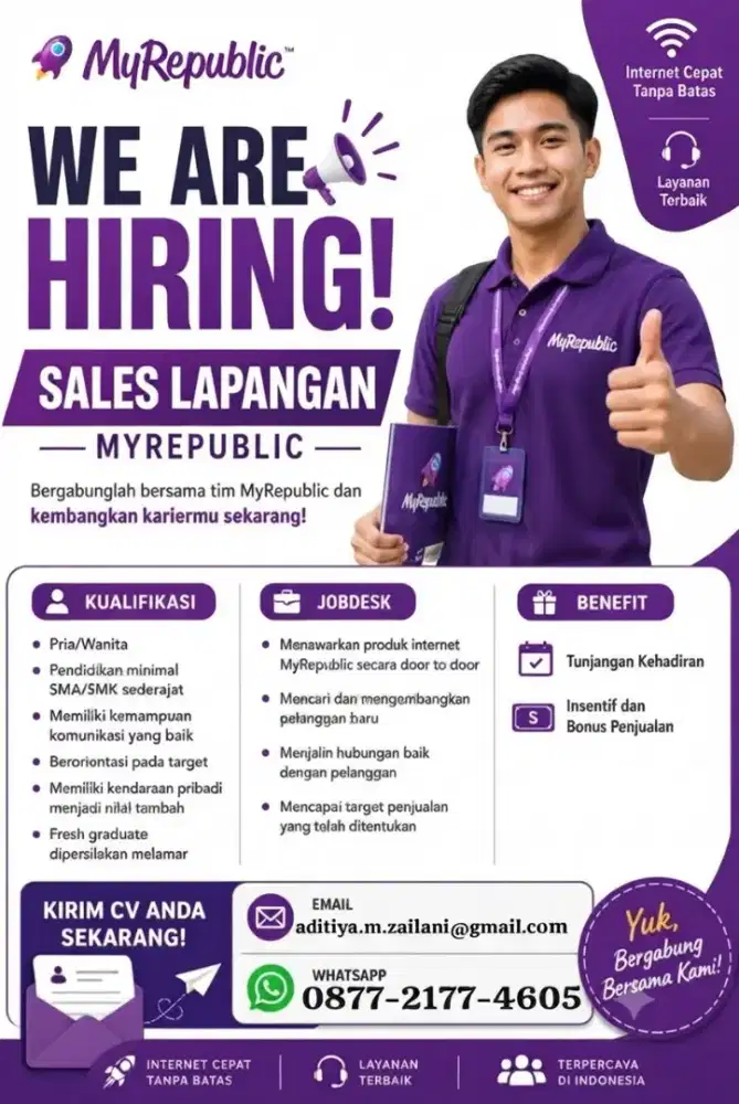 LOWONGAN KERJA MyRepublicID