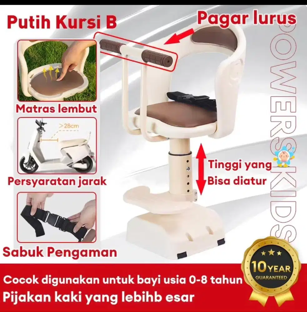 Tempat duduk kursi depan motor safaty untuk anak