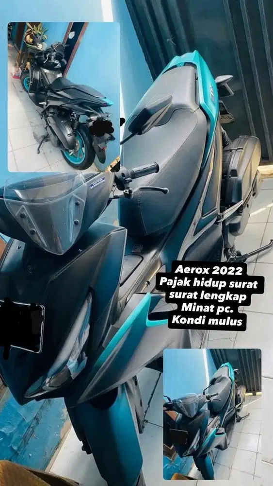 Motor aerox new connected 2022