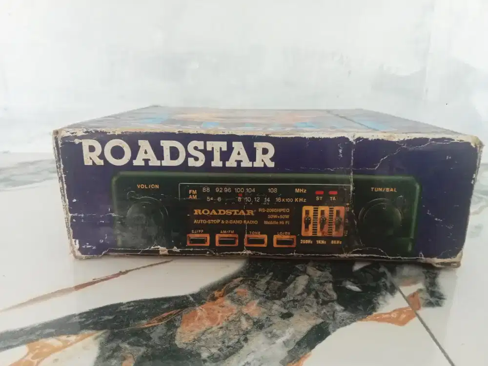 Tape Roadstar Rs - 2060
kondisi baru
lokasi Bandar Lampung