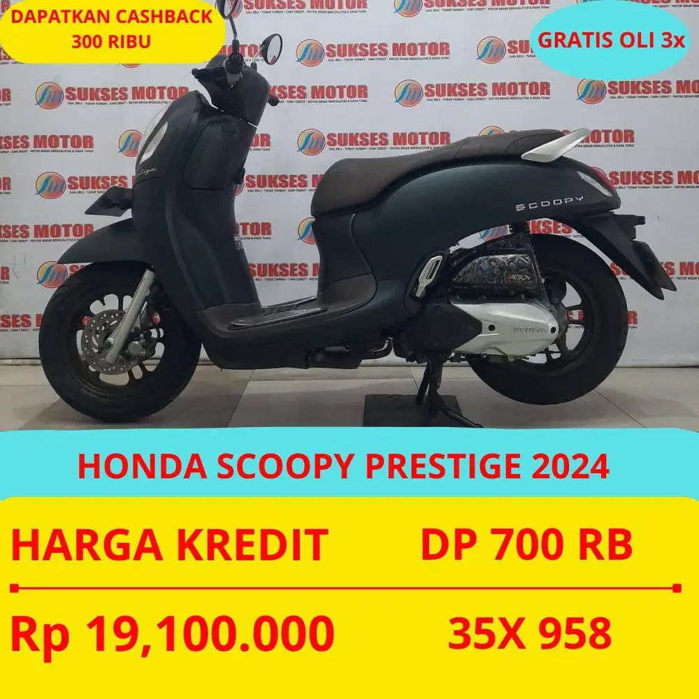 HONDA SCOOPY PRESTIGE 2024 DP MURAH 700 RIBU GUYSS