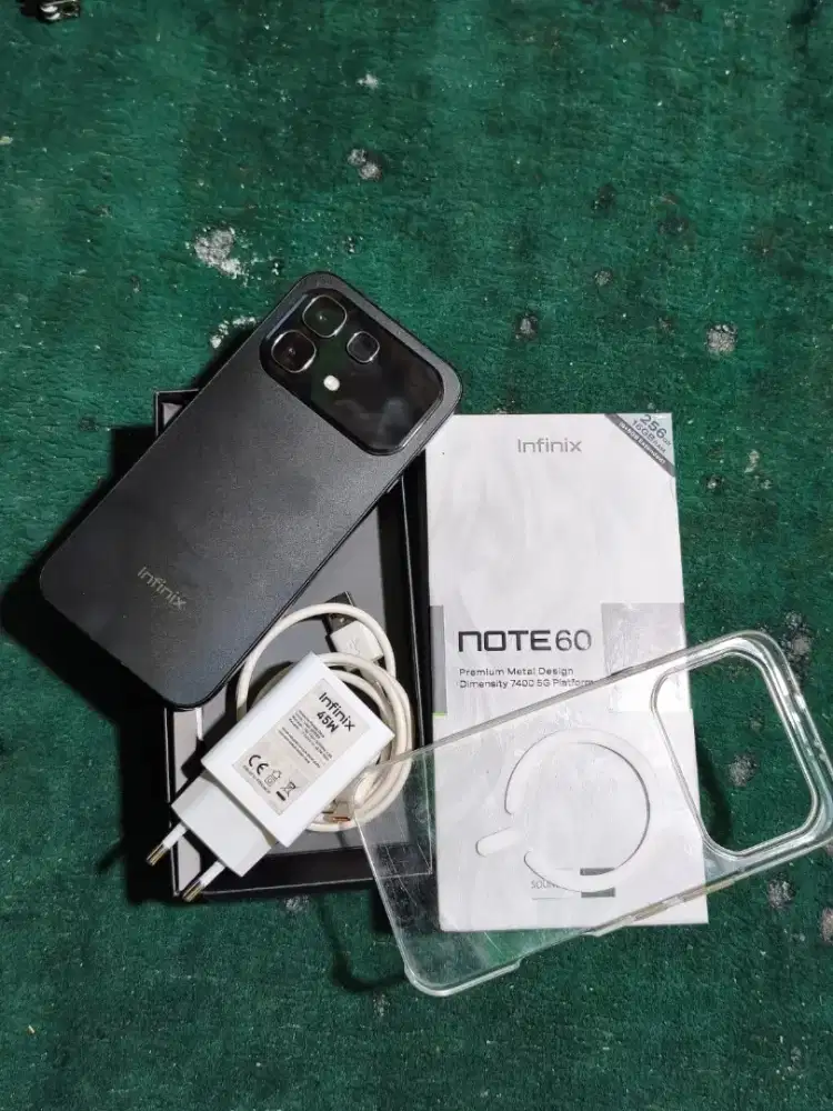 Infinix Note 60 8/256 Reguler fullset Original-mulus Garansi resmi