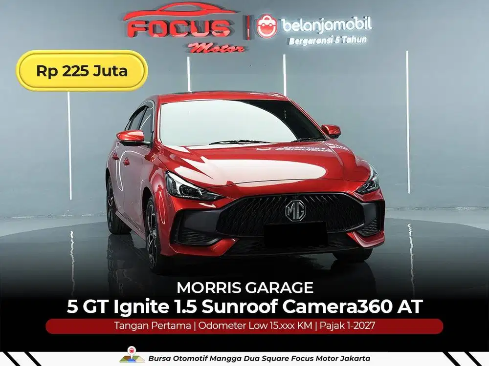 [ GARANSI 5THN ] MG Morris Garage 5 GT 5GT Ignite 1.5 2023/2024/2025