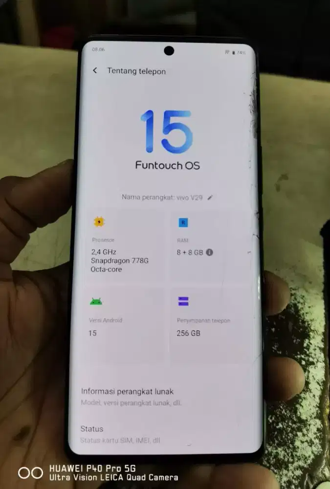 Vivo V29 8/256 resmi