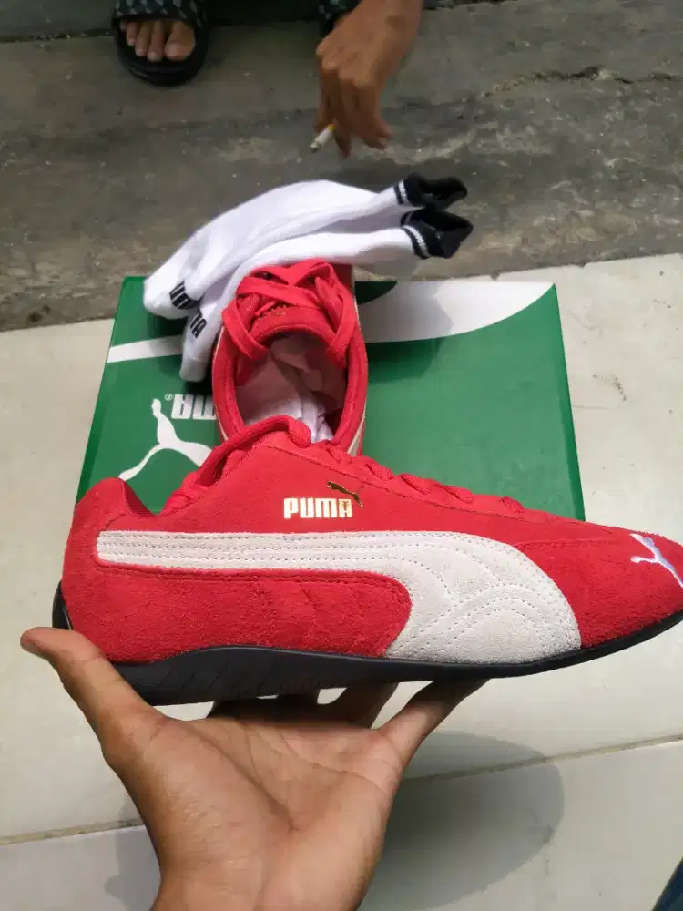 sepatu Puma Speedcat OG Red White size 40
