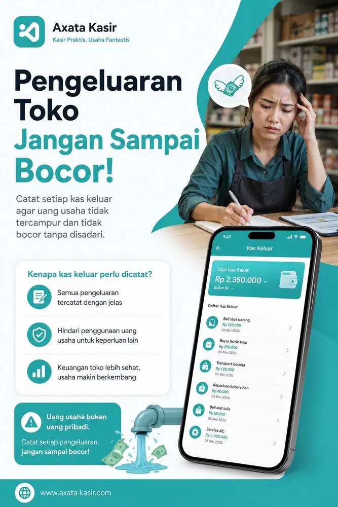 Pengeluaran Toko Jangan Sampai Bocor
