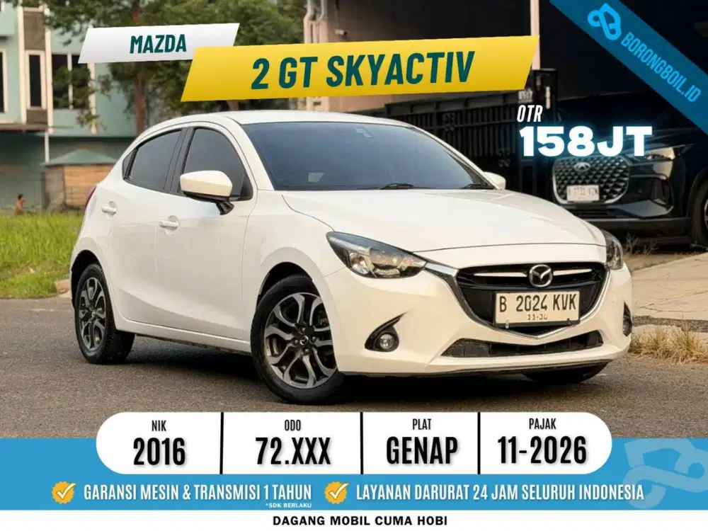 Mazda 2 GT Skyactiv AT 2016/2017 KM 70RBAN! | Yaris Jazz Brio