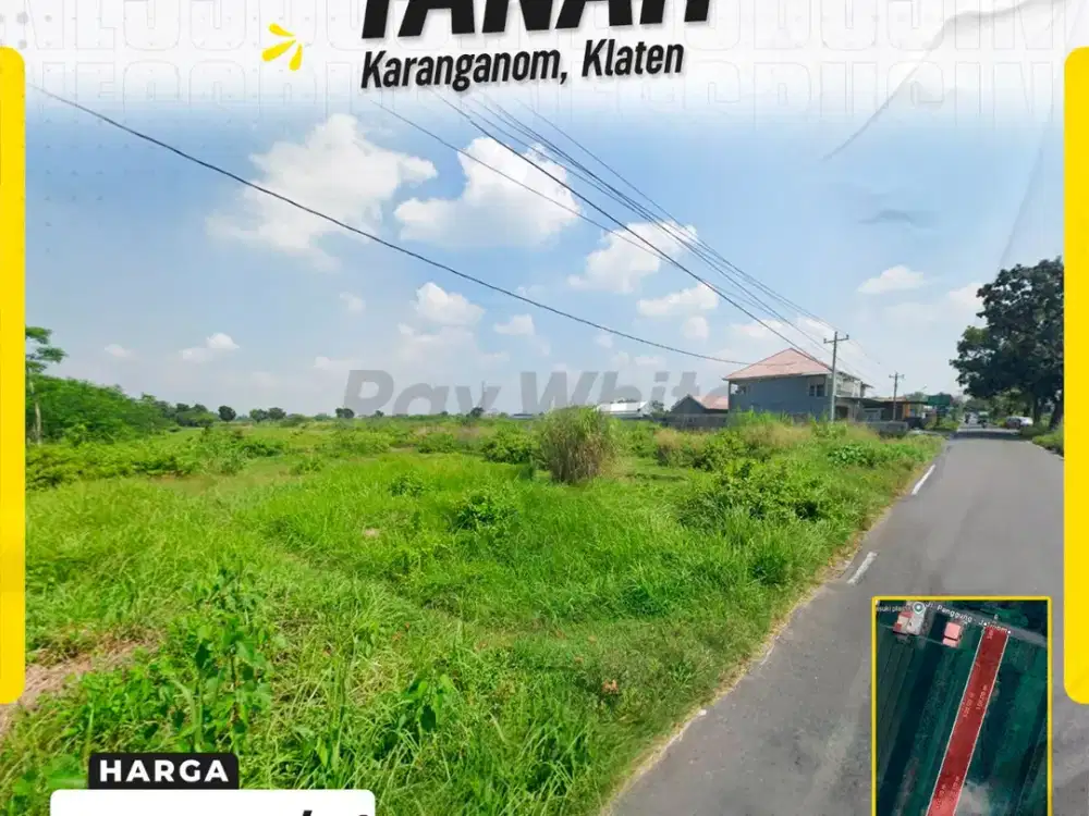 Dijual Tanah Zona Industri Dekat Exit Tol Klaten