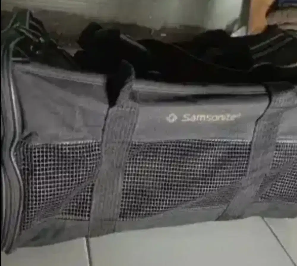 Samsonite,bag jaring, kondisi baru,jual 350k
