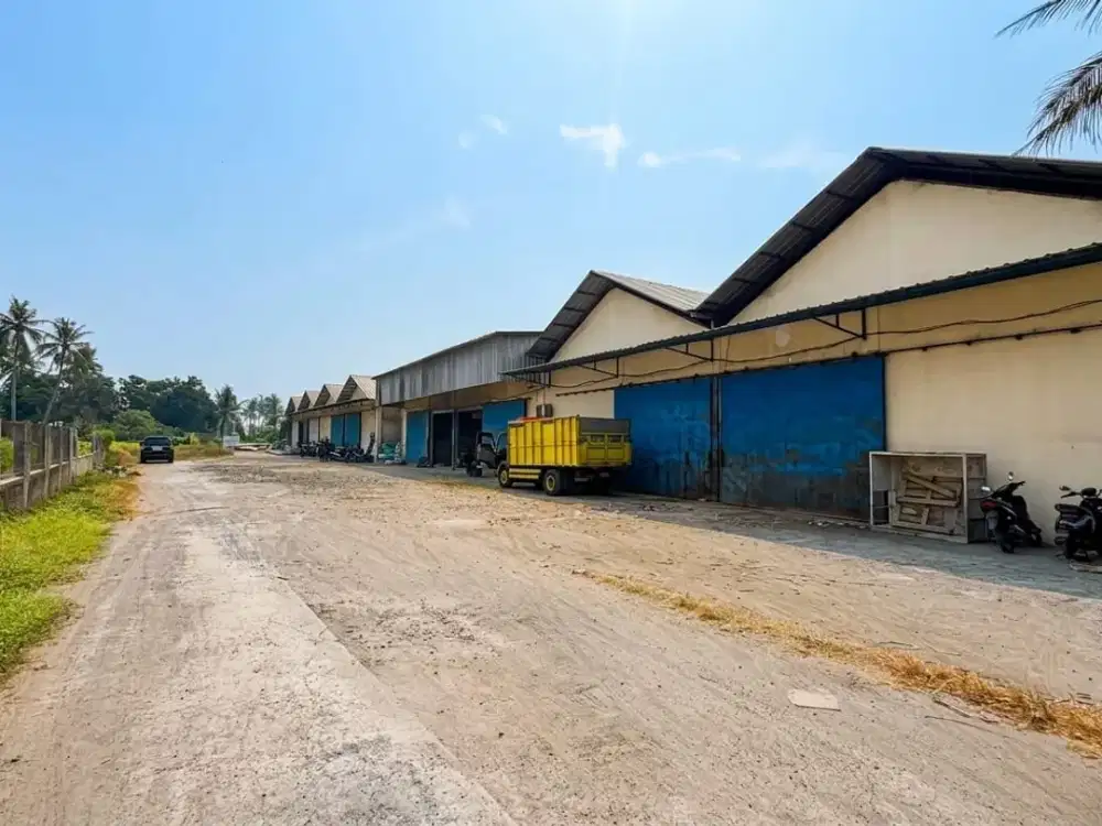 Dijual Lahan & Gudang Siap Pakai di Pakuhaji Tangerang - Akses Jalan Lebar