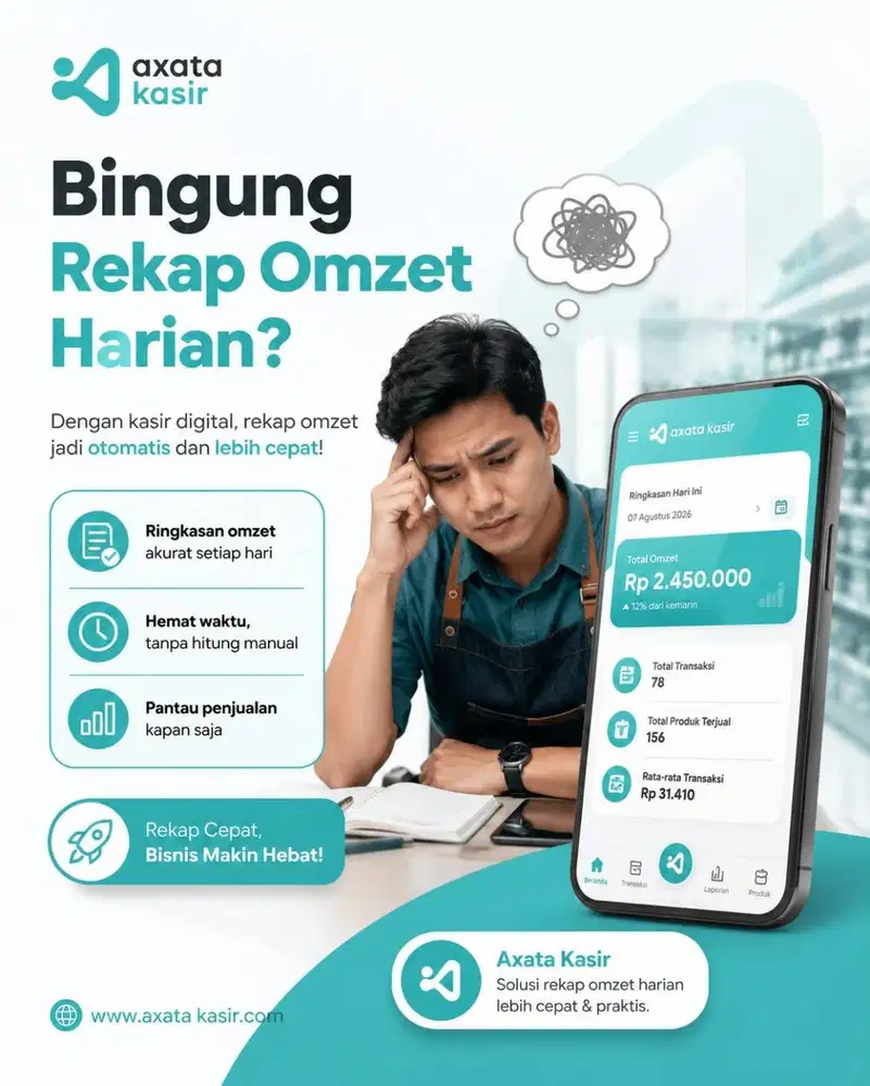 Bingung Rekap Omzet Harian?