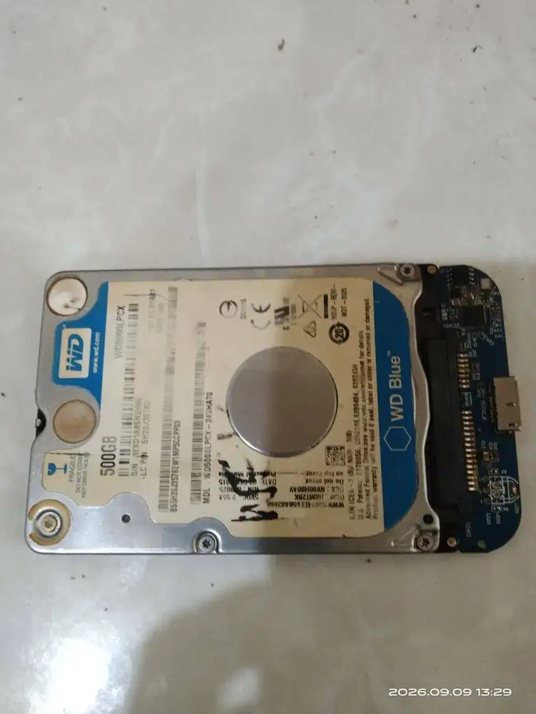 HDD Laptop 500GB 2,5 SATA + Konektor SATA TO USB