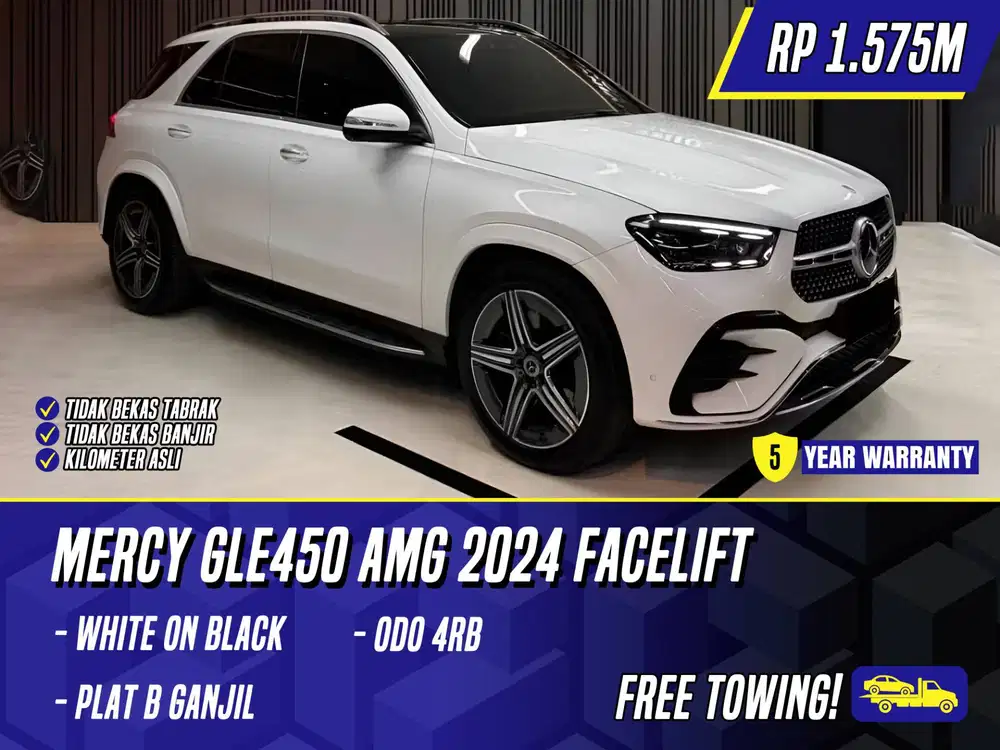 Mercedes Benz GLE450 AMG 2024 Facelift White Putih Mercy GLE 450