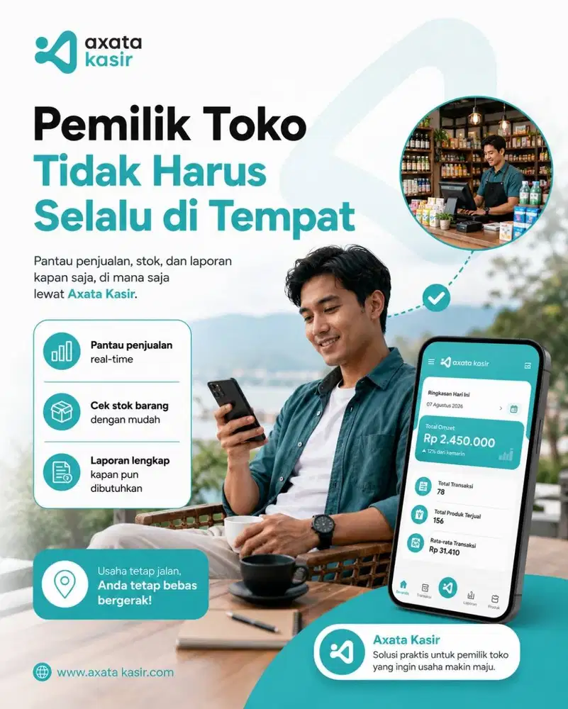 Pemilik Toko Tidak Harus Selalu di Tempat
