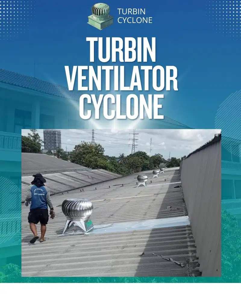 Turbin Ventilator Atap Gudang Cikupa: Solusi Sirkulasi Udara untuk Gud