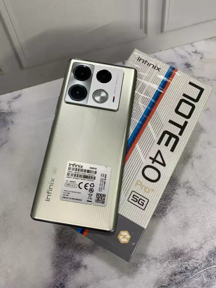 infinix note 40 pro+ 5G 12/256 grey lengkap