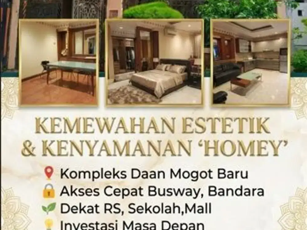 Kala Anda Mempunyai Estetika dan Homey, rumah di jual, (lihat video)  LT:144M2 (8X18), LB: 200, 2lt, SHM,  di Daan Mogot Baru, Kalideres, Jak-Bar