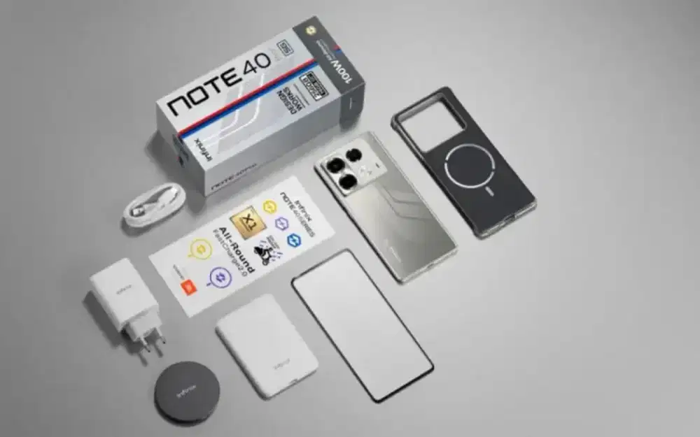 INFINIX Note 40 Pro Plus+ 5G, 12GB+12GB/256GB, Fullset mulus Original