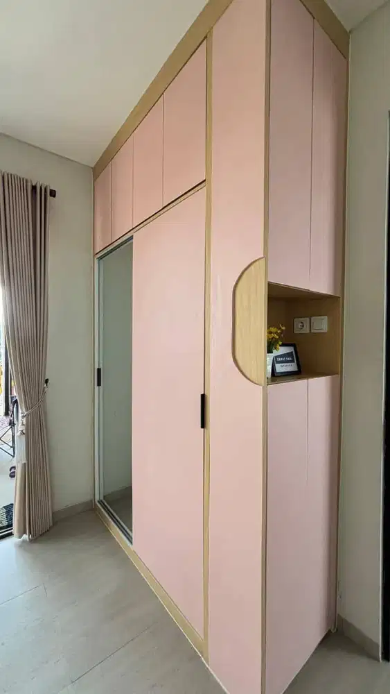 LEMARI PINK UNTUK ANAK, CUSTOM