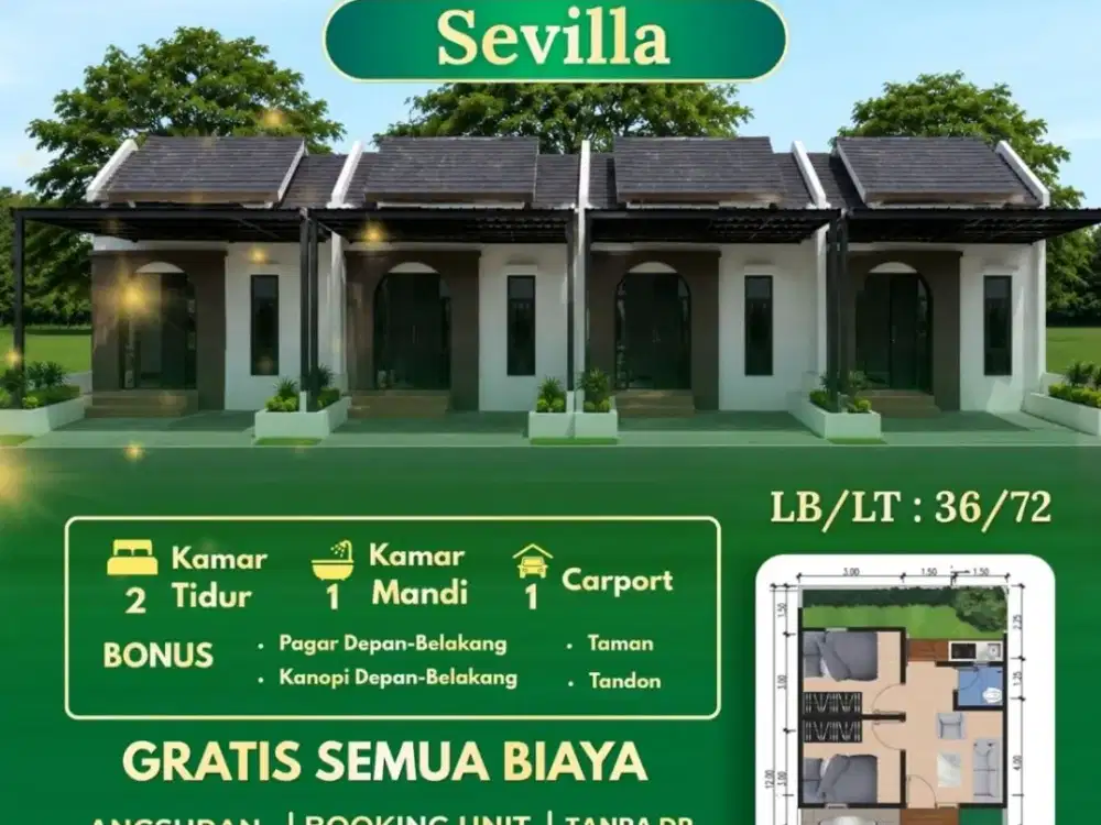Dijual Rumah Baru Murah Strategis di Grand Sedati Regency Sidoarjo